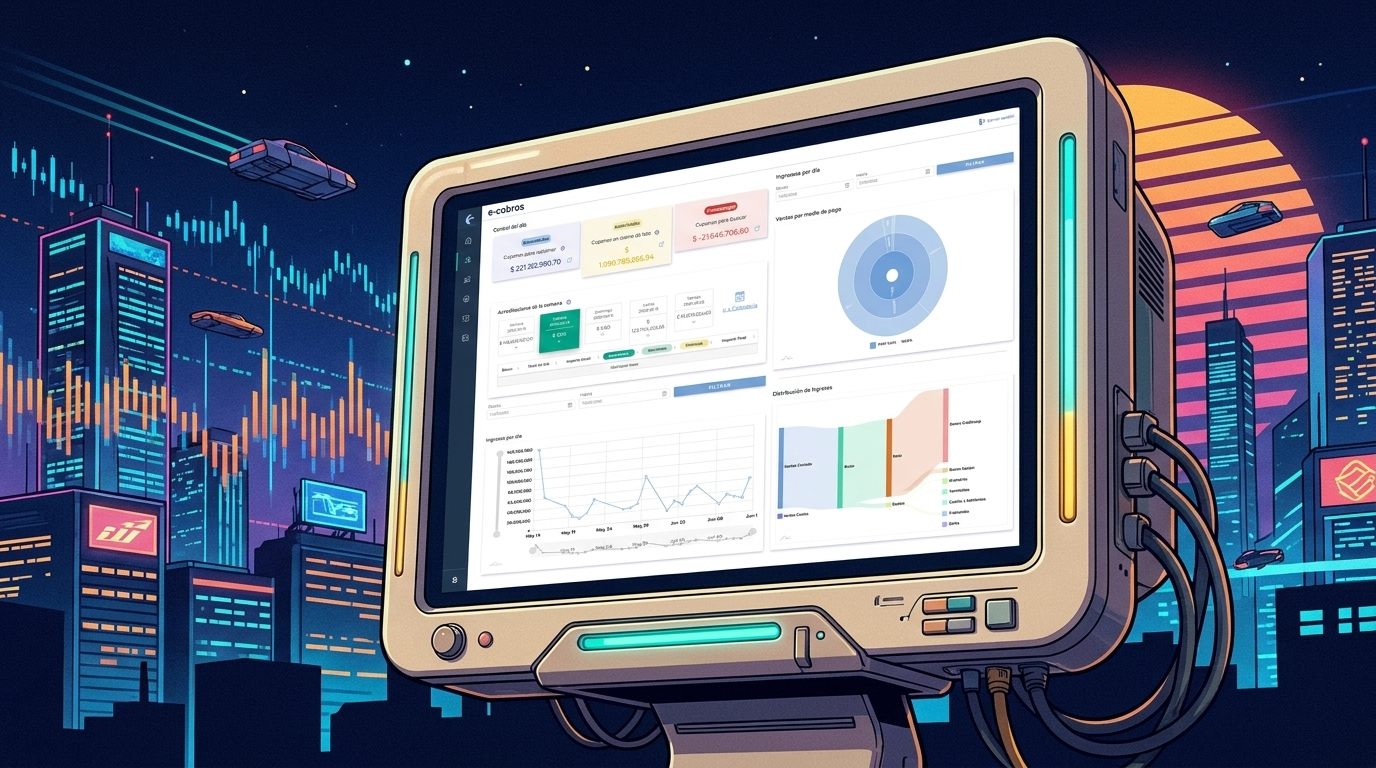 e-Cobros dashboard